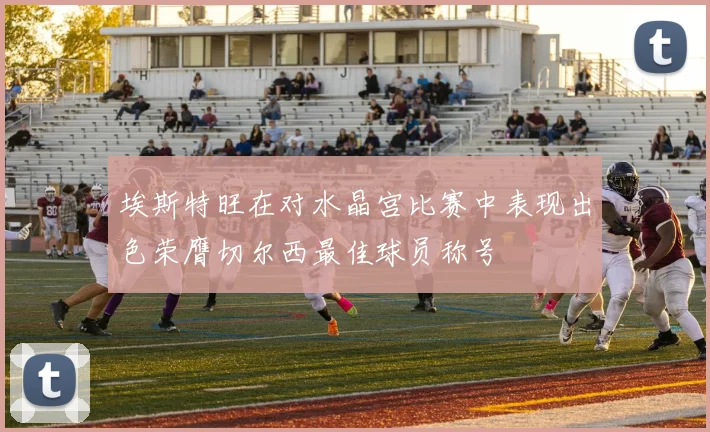埃斯特旺在对水晶宫比赛中表现出色荣膺切尔西最佳球员称号